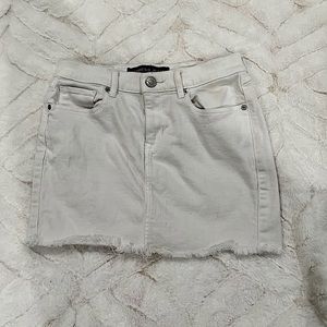 Mini jean skirt